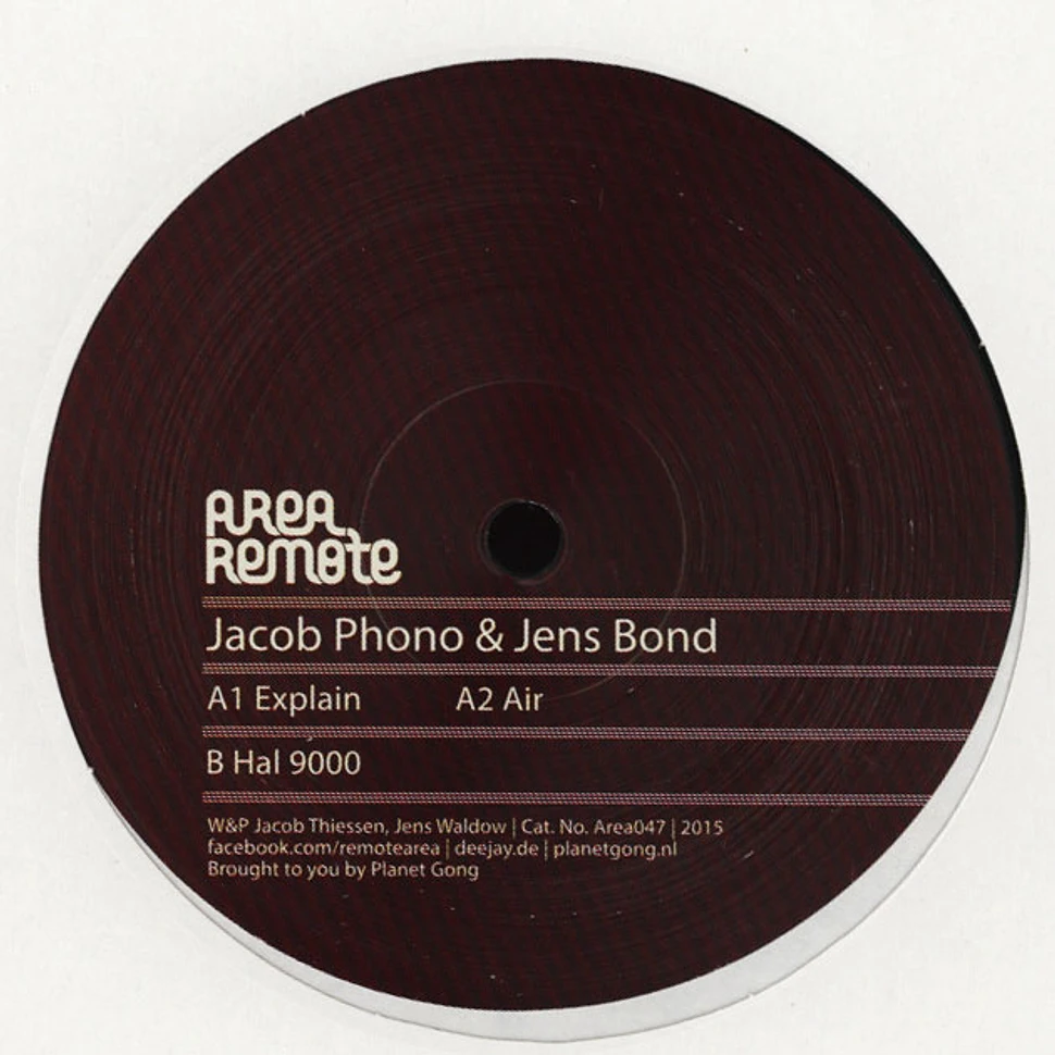 Jacob Phono & Jens Bond - Explain EP