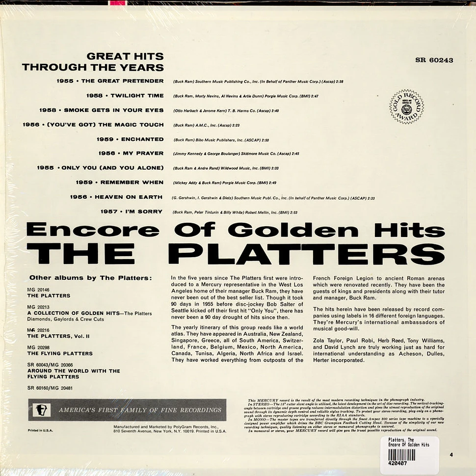 The Platters - Encore Of Golden Hits