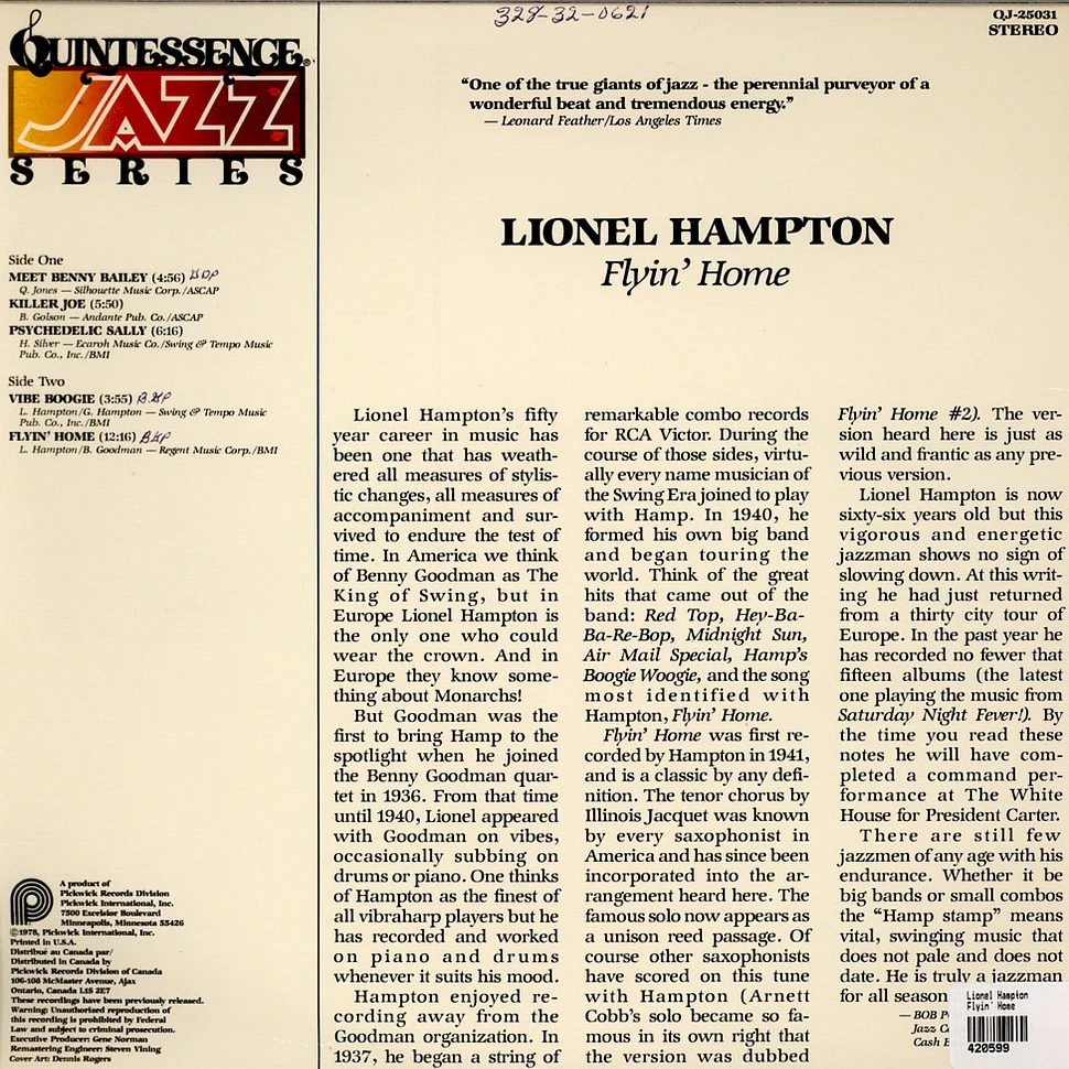 Lionel Hampton - Flyin' Home