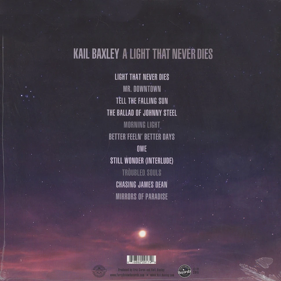 Kail Baxley - Light That Never Dies