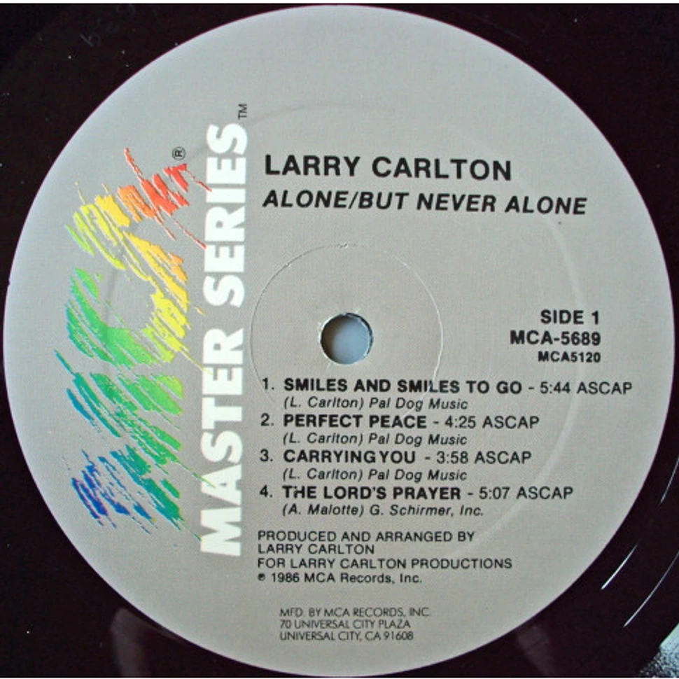 Larry Carlton - Alone / But Never Alone