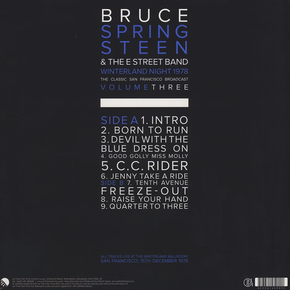 Bruce Springsteen - Winterland Night Volume 3