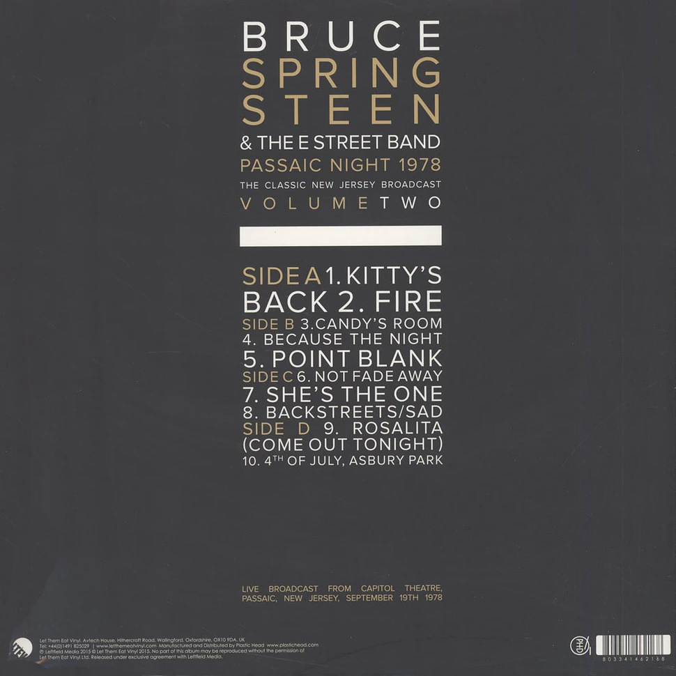 Bruce Springsteen - Passaic Night, New Jersey 1978 - Volume 2 Limited Colored Vinyl