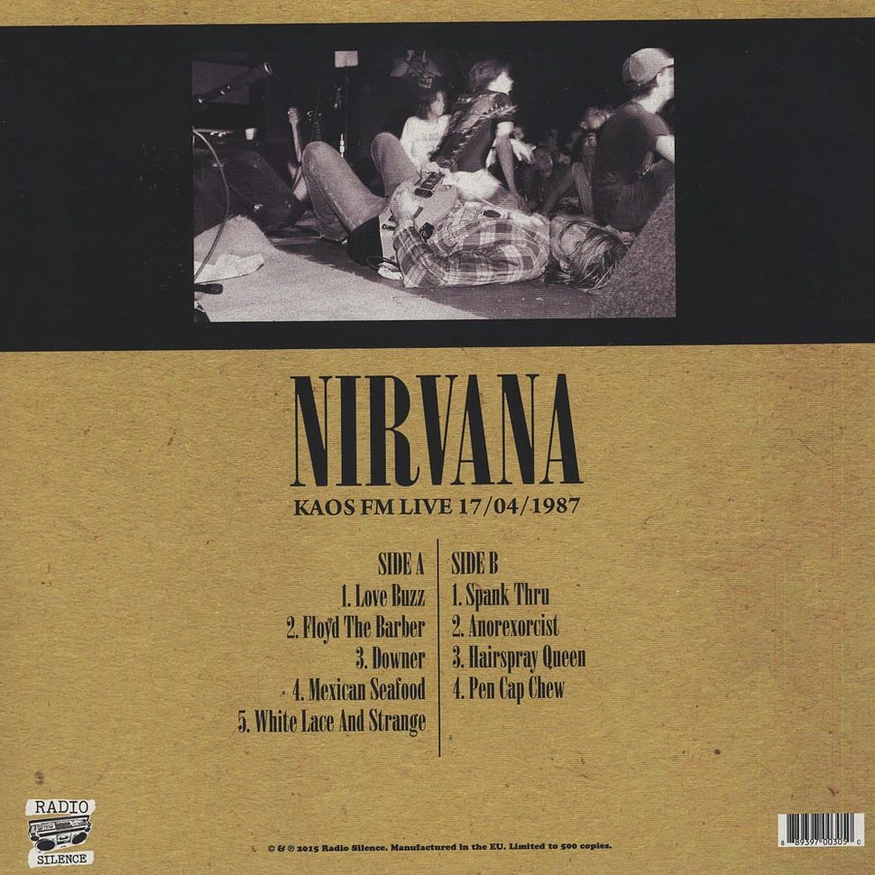 Nirvana - KAOS FM Live 17/04/1987