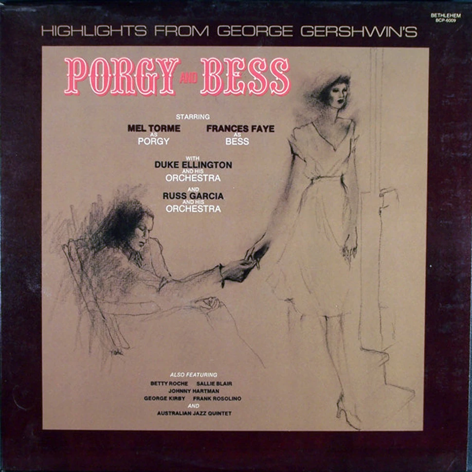 Mel Tormé, Frances Faye, Duke Ellington And His Orchestra, Russell Garcia And His Orchestra - Highlights From George Gershwin's "Porgy And Bess"