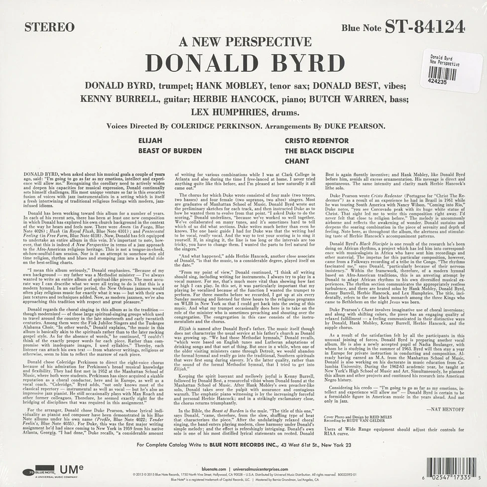 Donald Byrd - A New Perspective