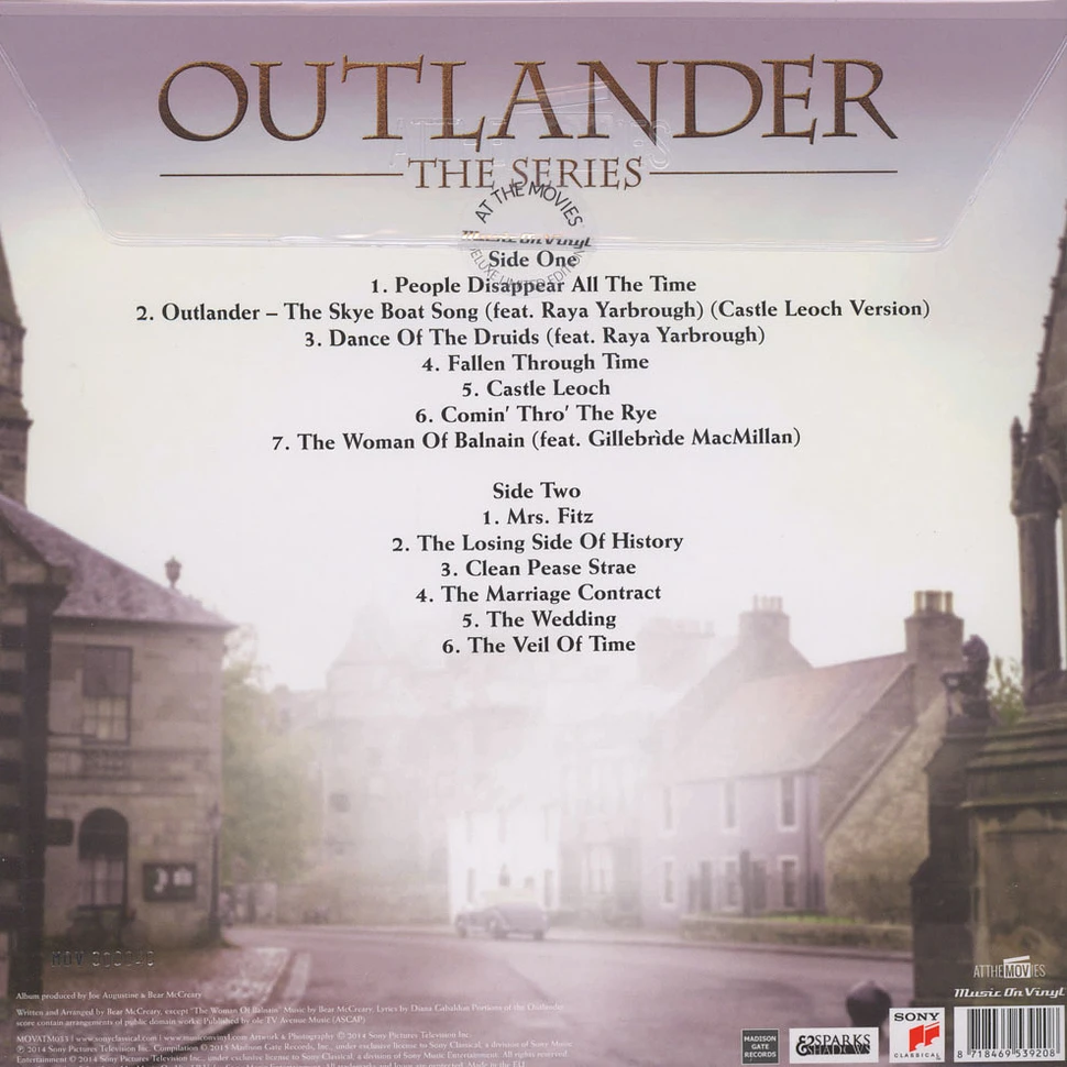 Bear McCreary - OST Outlander (TV Series) Clear White Vinyl Edition