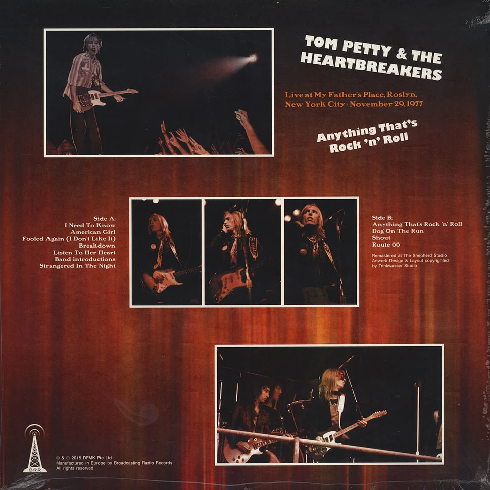 Tom Petty & The Heartbreakers - Anything That's Rock 'N' Roll: Live At My Father’s Place, Roslyn, New York City - November 29, 1977
