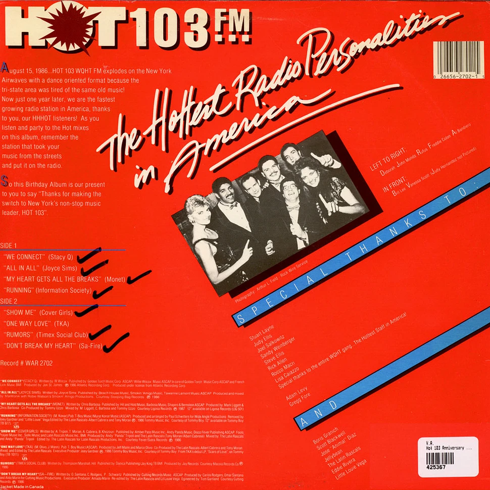 V.A. - Hot 103 Anniversary Album