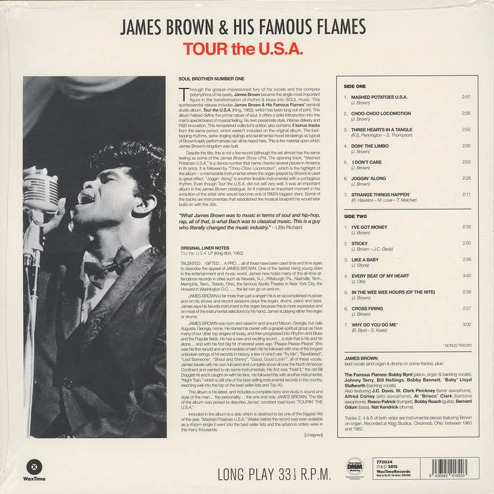 James Brown - Tour The U.S.A.