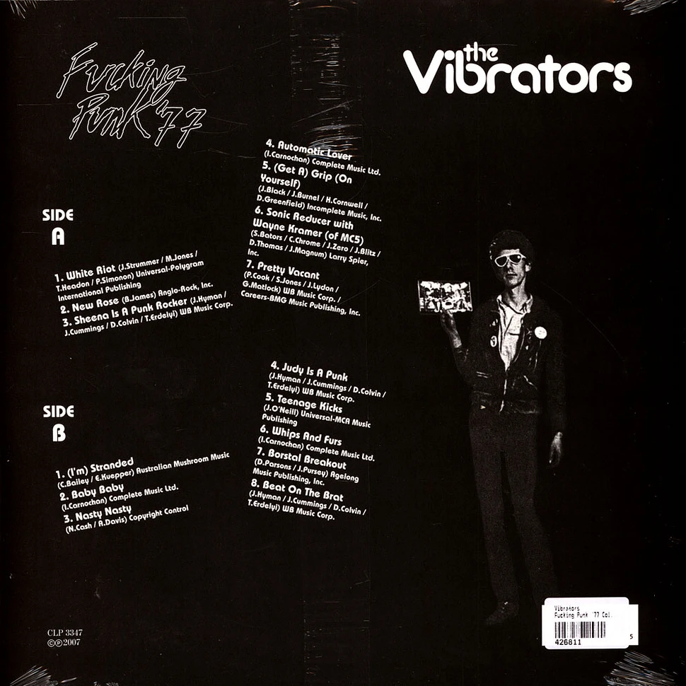 Vibrators - Fucking Punk '77 Colored Vinyl Edition