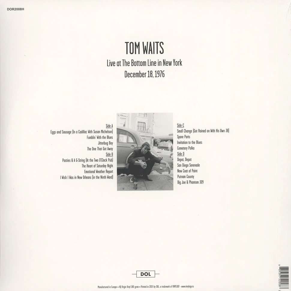 Tom Waits - Live At The Bottom Line, NYC : WNEWFM 1976 180 g Viny Edition