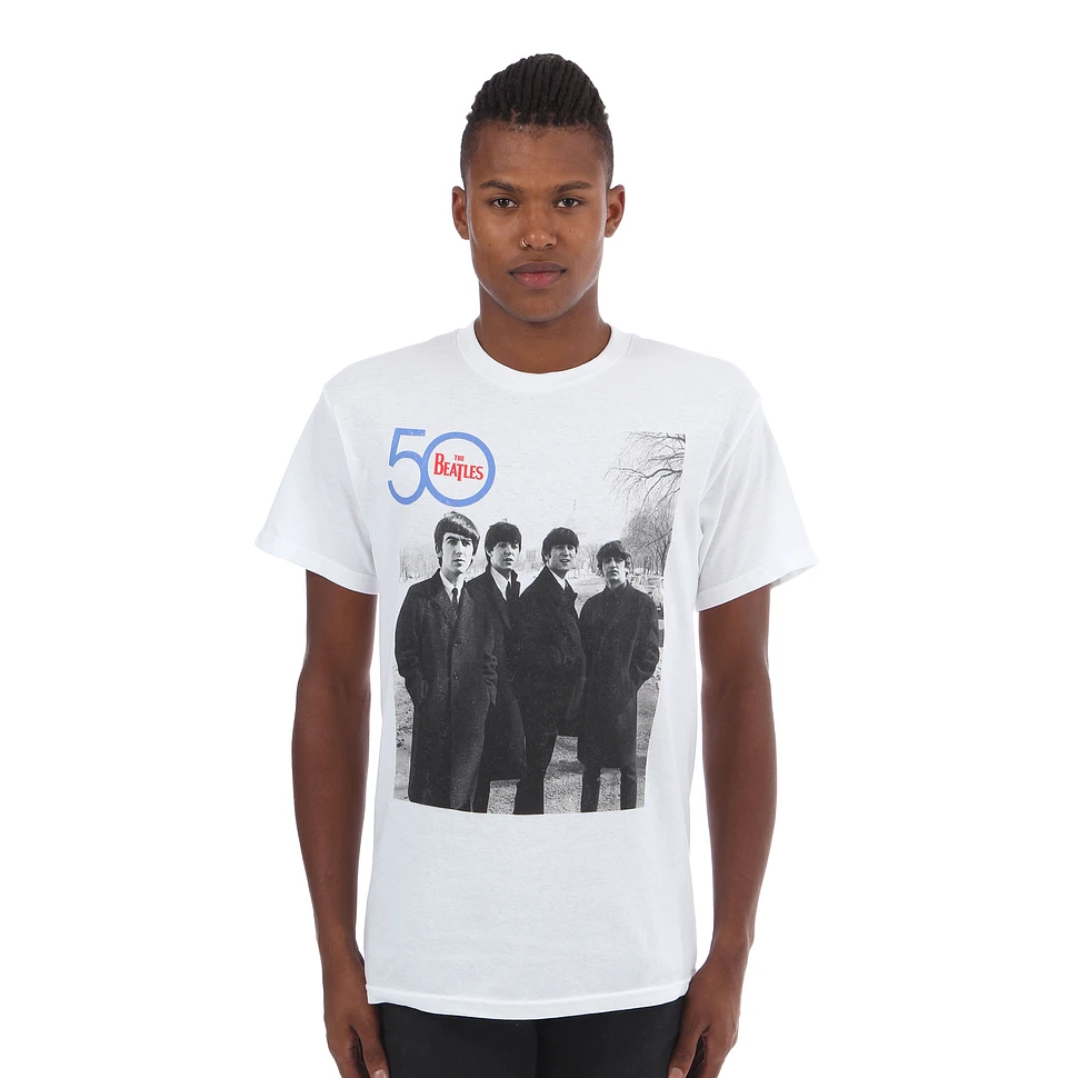 The Beatles - 50th Side Logo T-Shirt