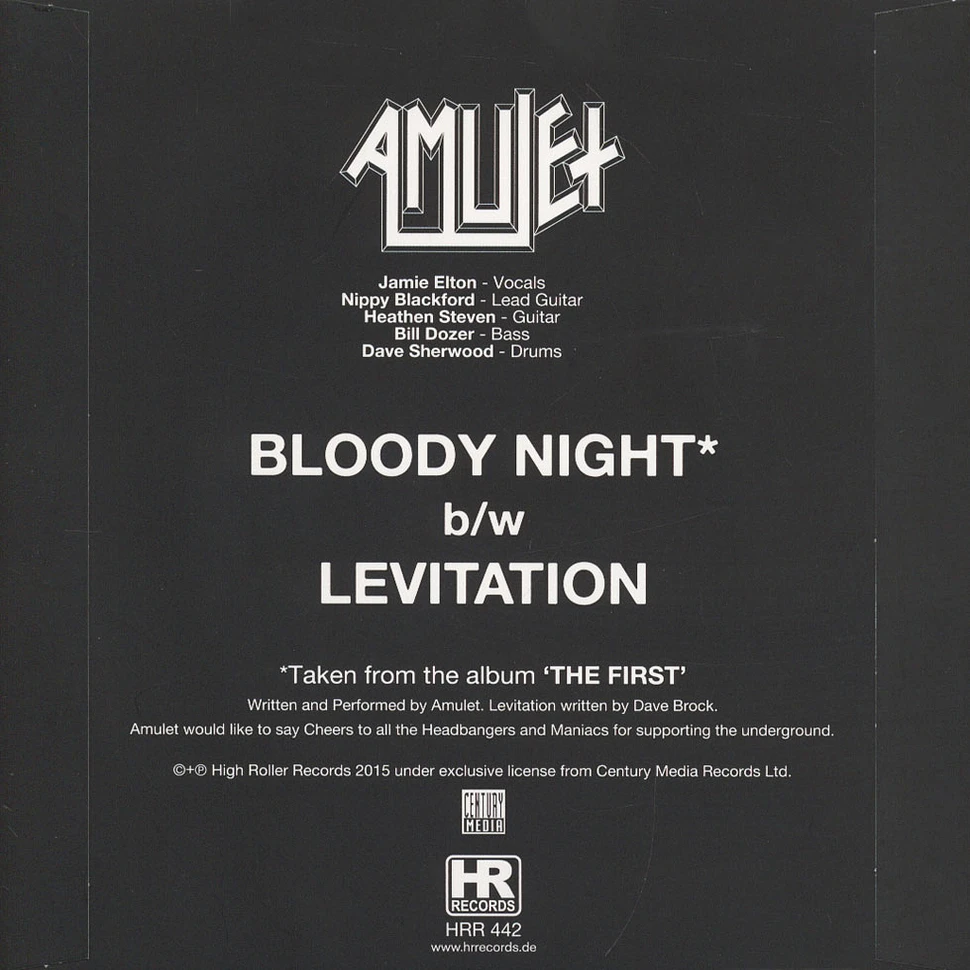 Amulet - Bloody Night Black Vinyl Edition