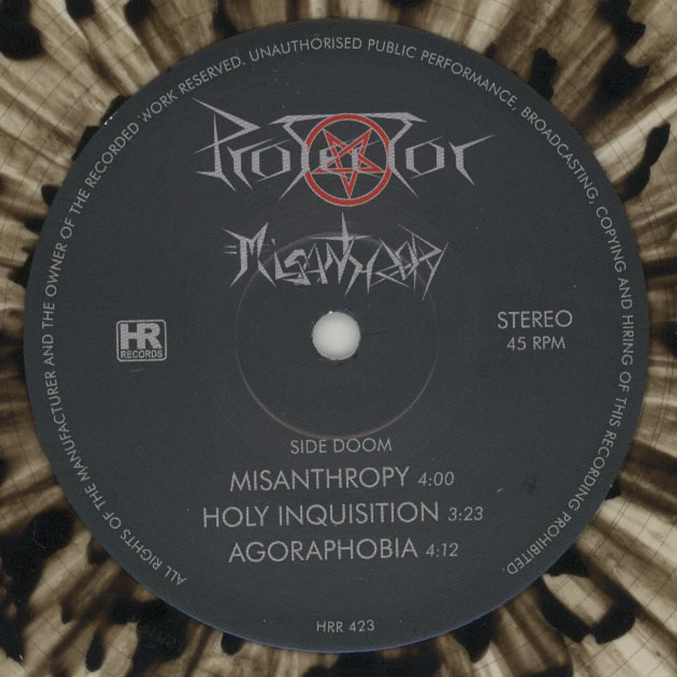 Protector - Misanthropy Black Vinyl Edition