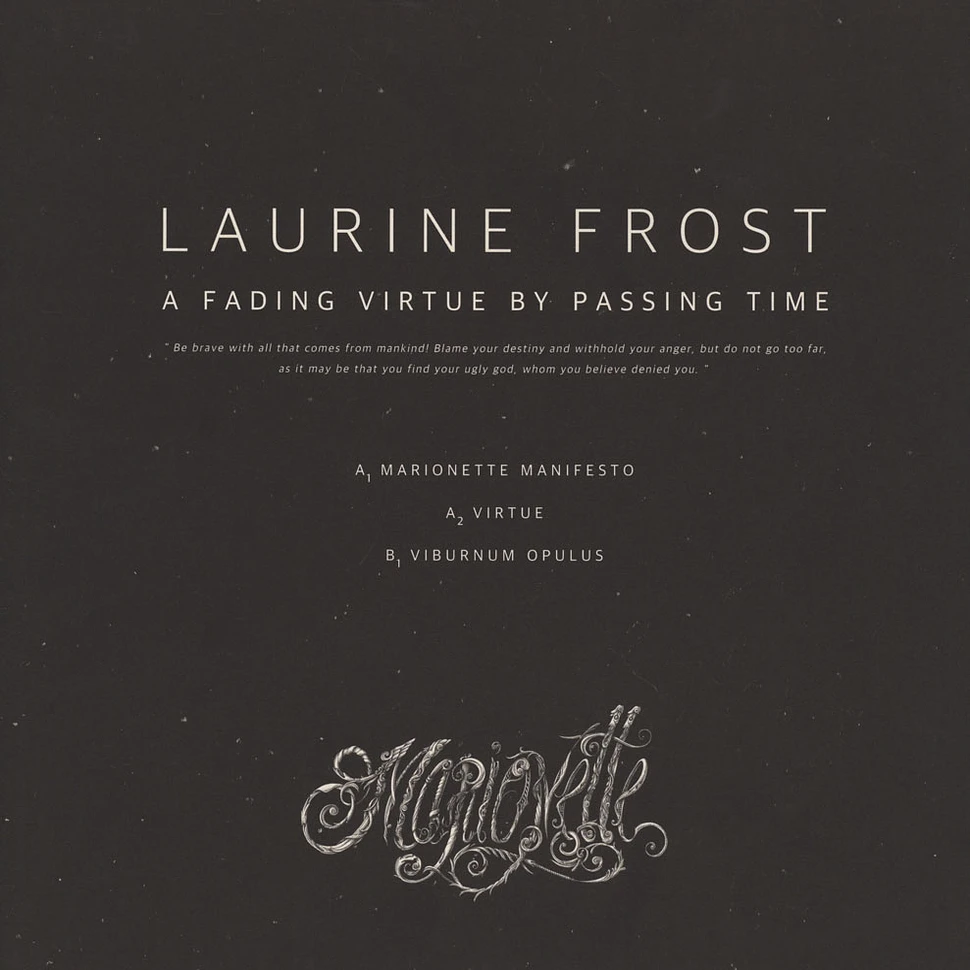 Laurine Frost - A Fading Virtue By Passing Time EP