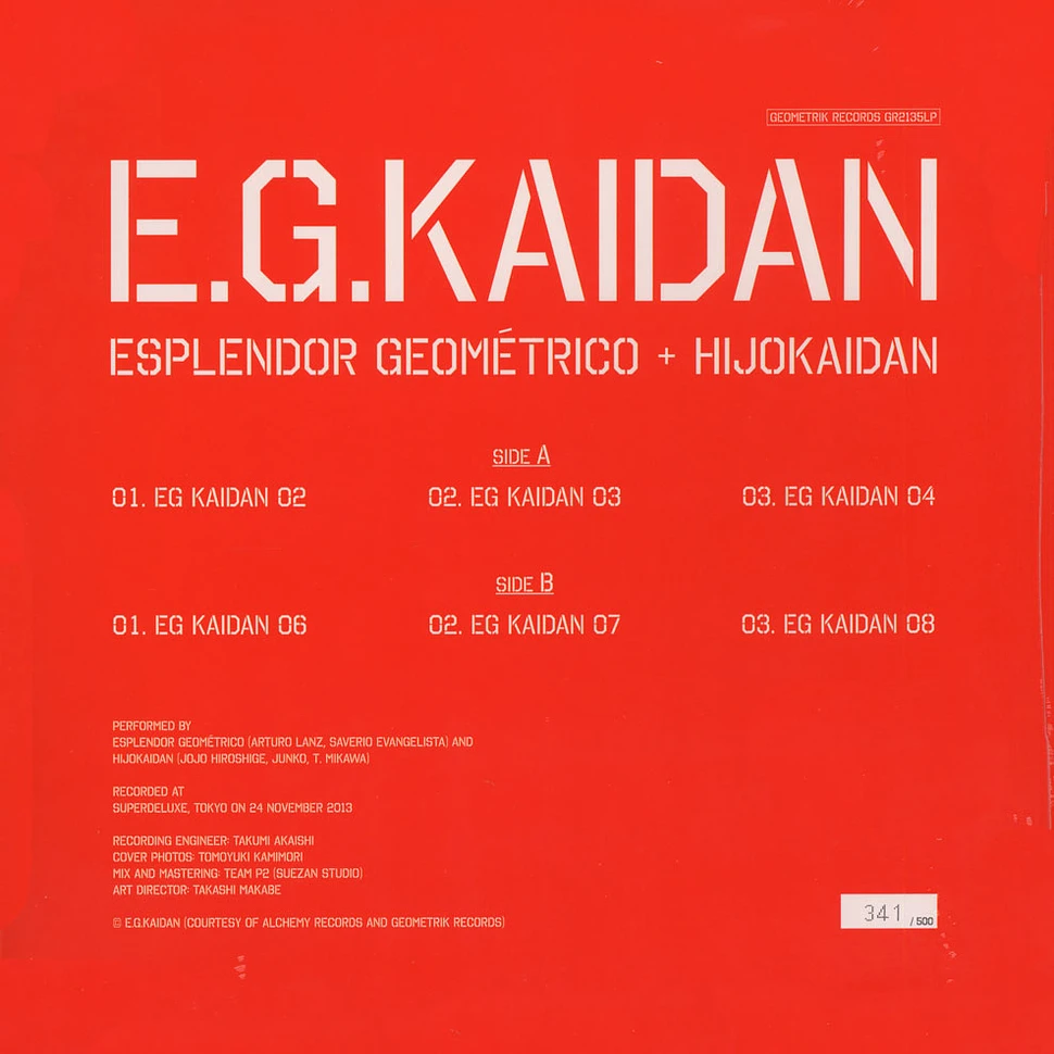 Esplendor Geometrico + Hijokaidan - E.G. Kaidan