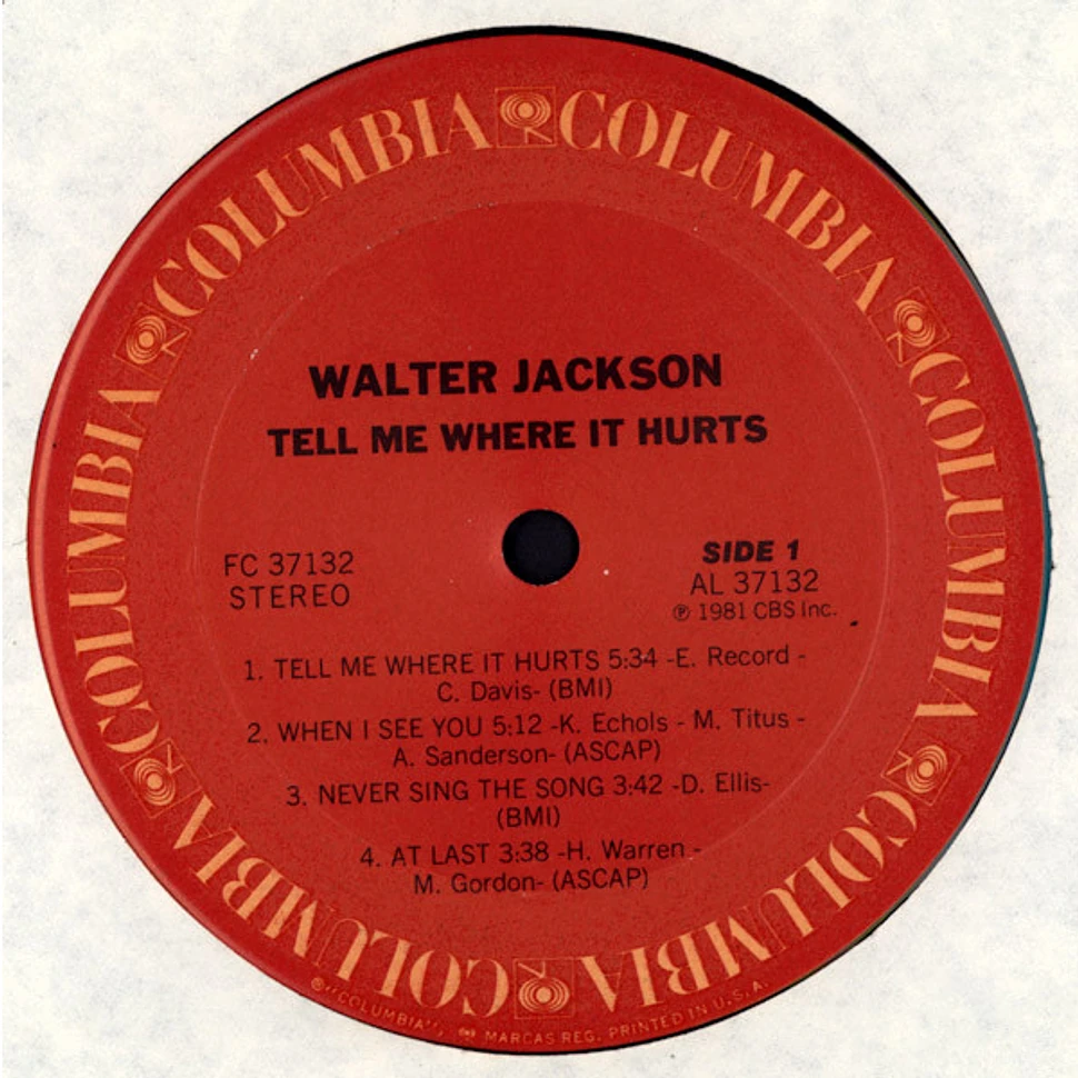 Walter Jackson - Tell Me Where It Hurts