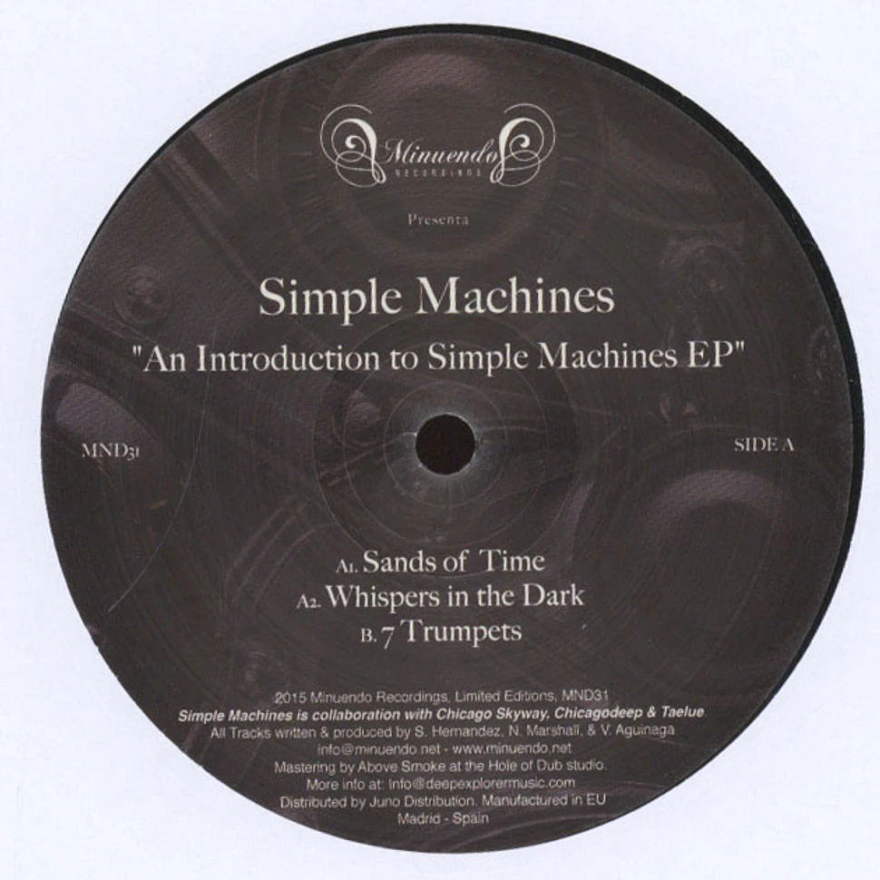 Simple Machines - An Introduction To Simple Machines EP