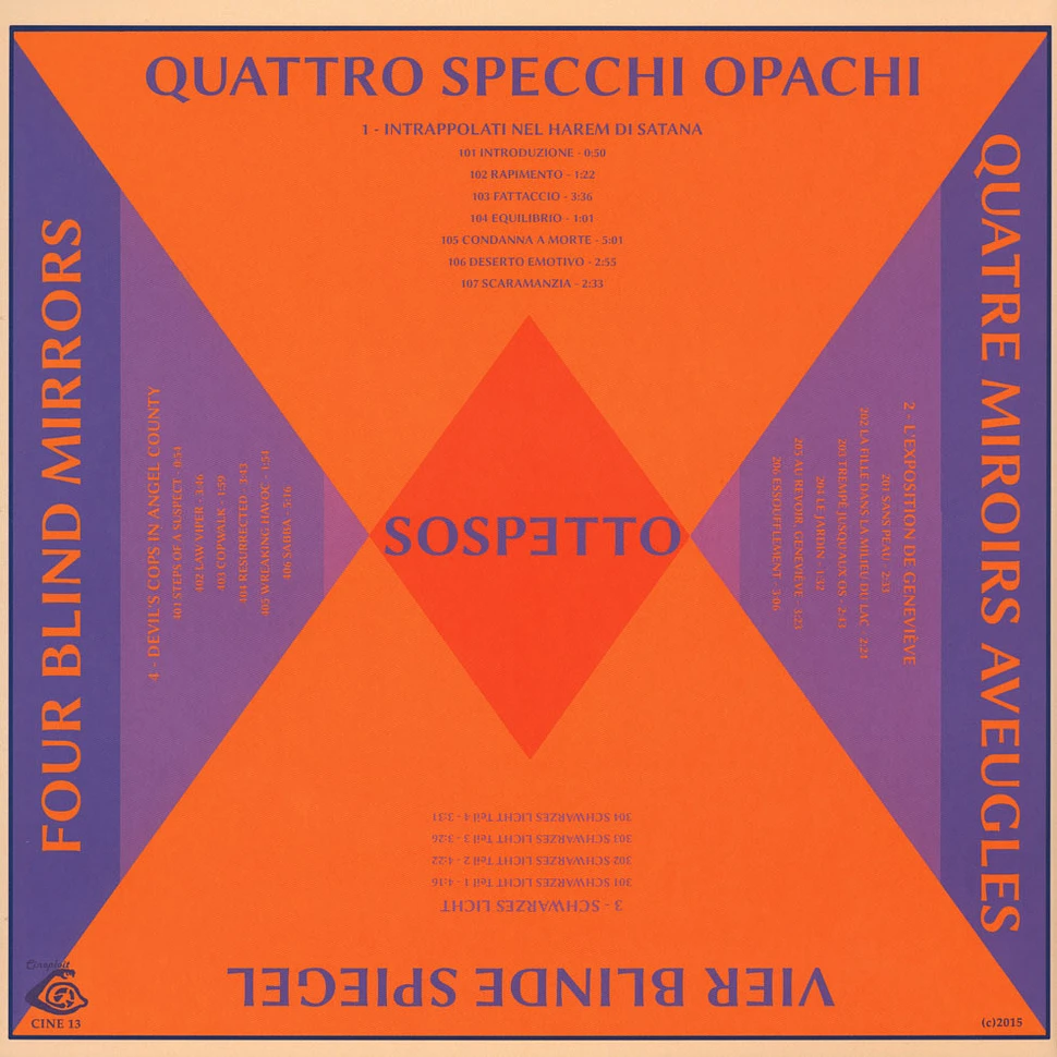 Sospetto - Quattro Specchi Opachi