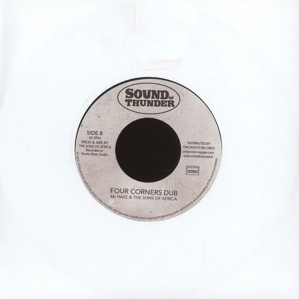 Michael Prophet & The Sons Of Africa / Mr. Haze - Four Corners Of The Earth / Four Corners Dub