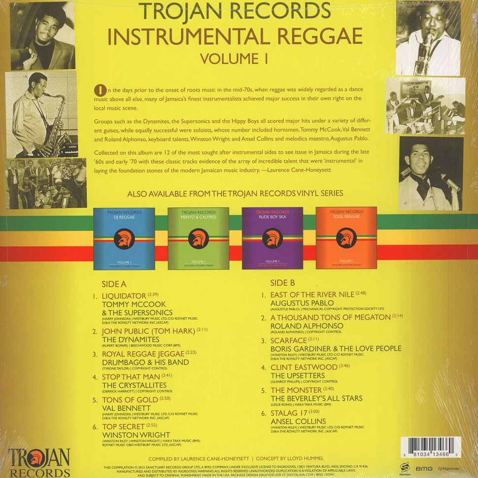 V.A. - Best Of Trojan Instrumental Reggae Volume 1 - Vinyl LP