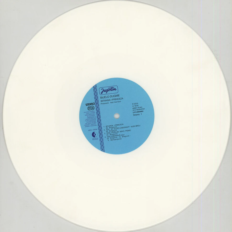 Bijelo Dugme - Bitanga I Princeza White Vinyl Edition