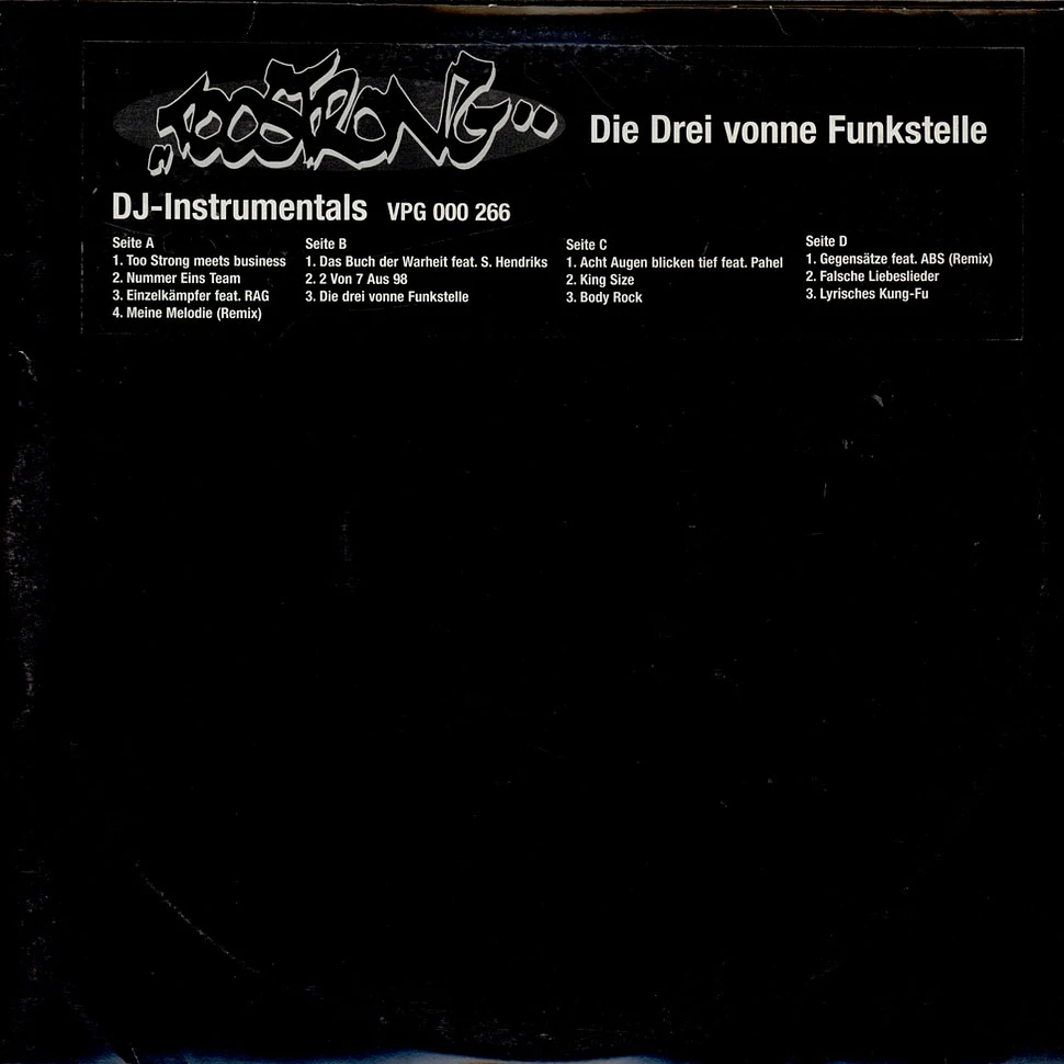 Too Strong - Die Drei Vonne Funkstelle (DJ-Instrumentals)