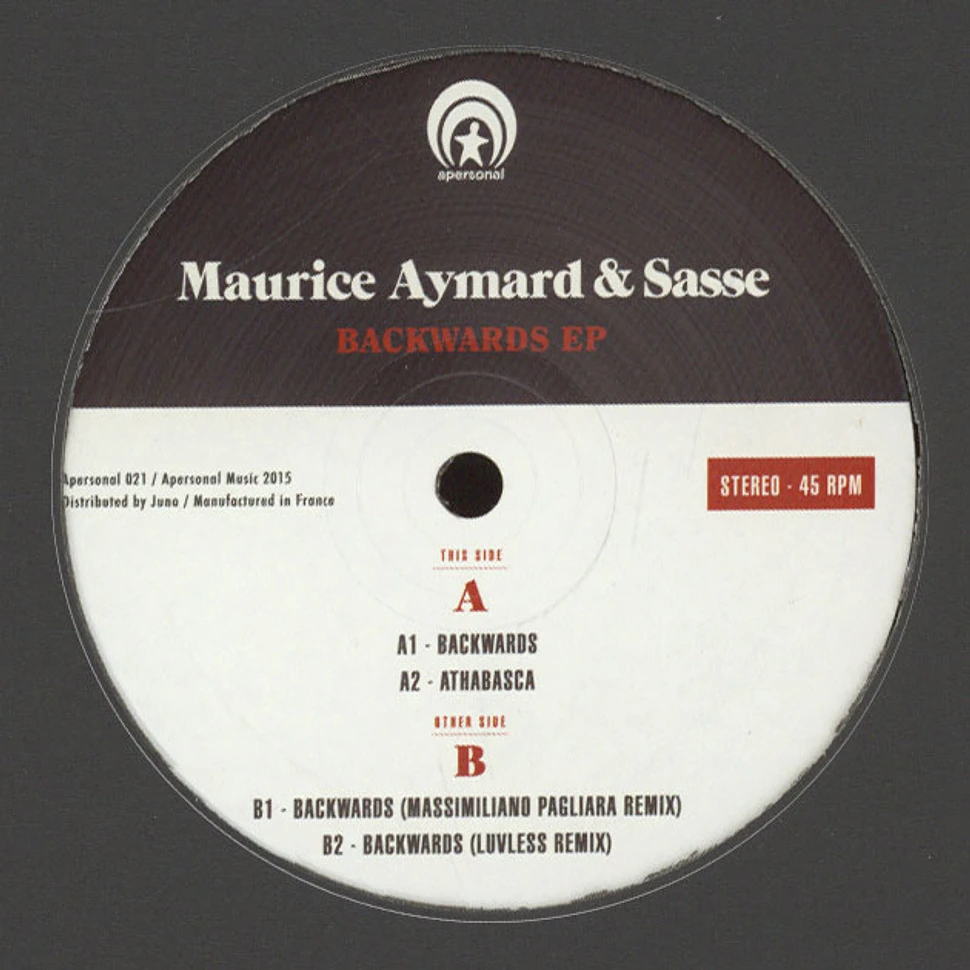 Sasse & Maurice Aymard - Backwards EP