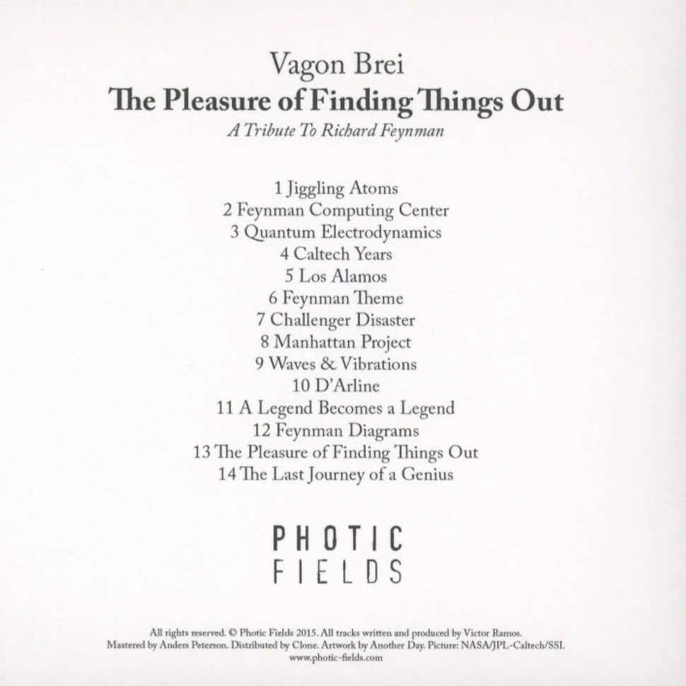 Vagon Brei - The Pleasure of Finding Things Out