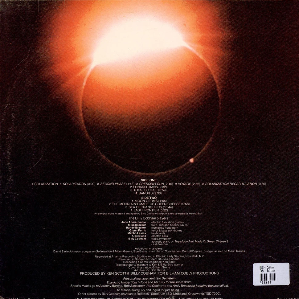 Billy Cobham - Total Eclipse