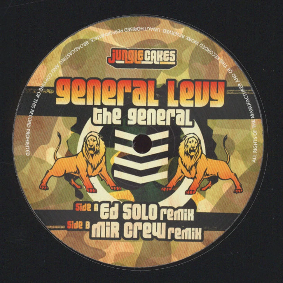 General Levy - The General Ed Solo & MIR Crew Remixes