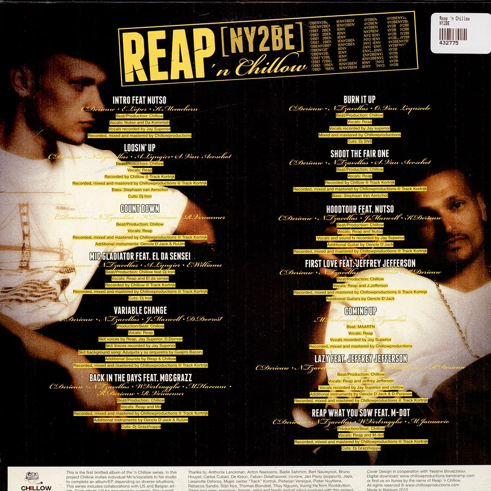 Reap 'n Chillow - NY2BE