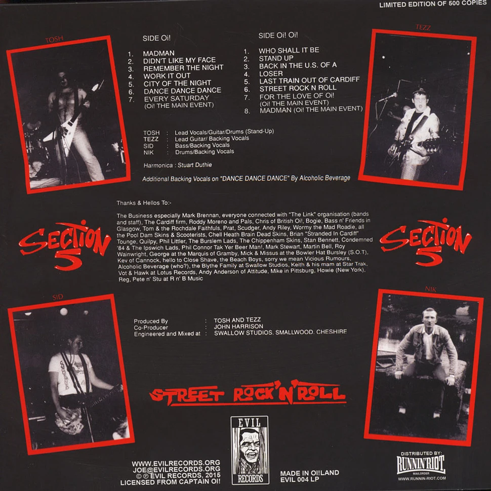 Section 5 - Street Rock ‘n’ Roll