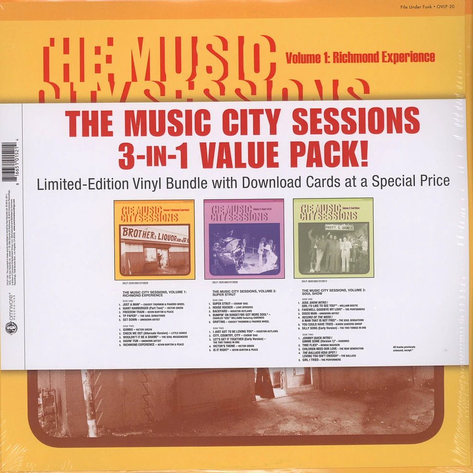 V.A. - Music City Sessions 3-In-1 Value Pack