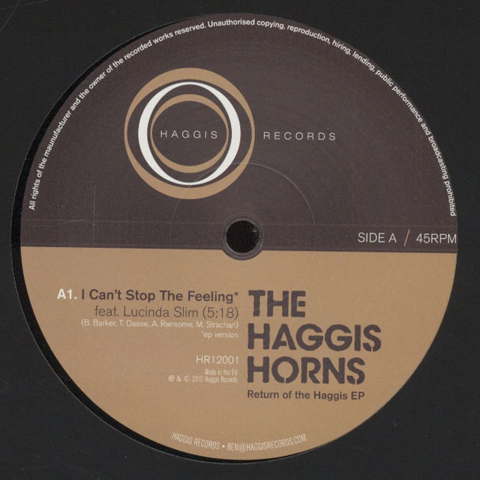 The Haggis Horns - Return Of The Haggis EP
