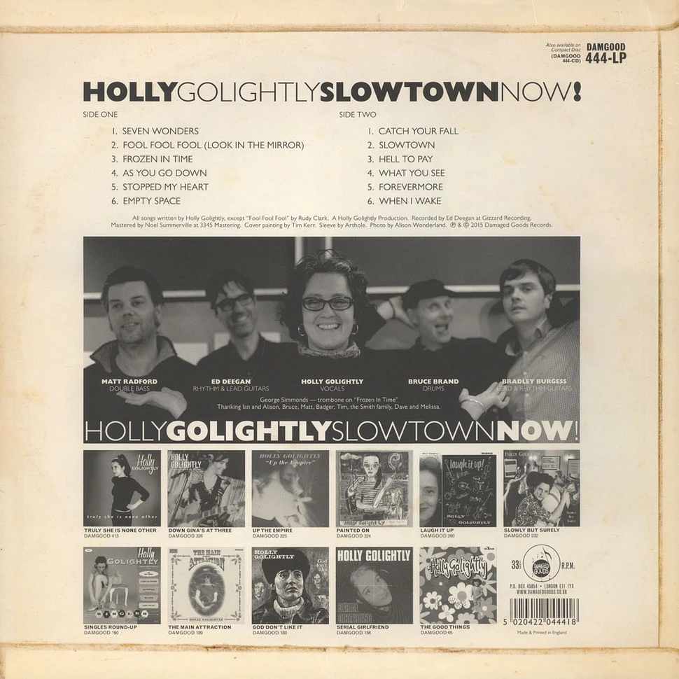 Holly Golightly - Slowtown Now!