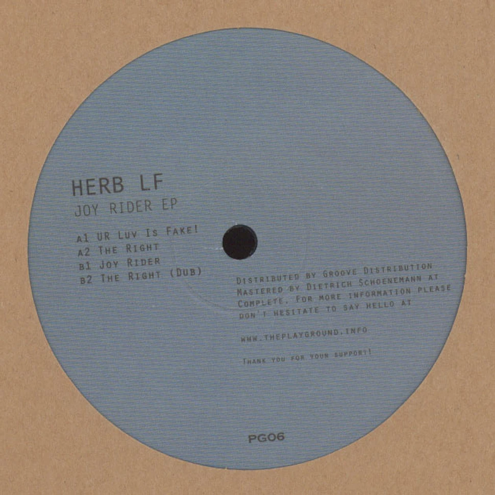 Herb LF - Joy Rider EP