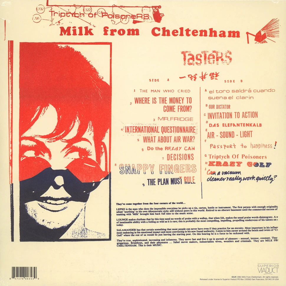 Milk From Cheltenham - Triptych of Poisoners