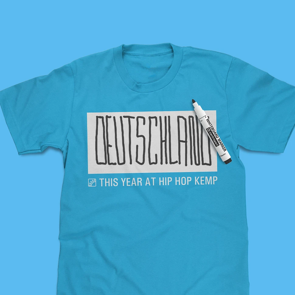 Hip Hop Kemp - Tag-Field T-Shirt (incl. Marker)