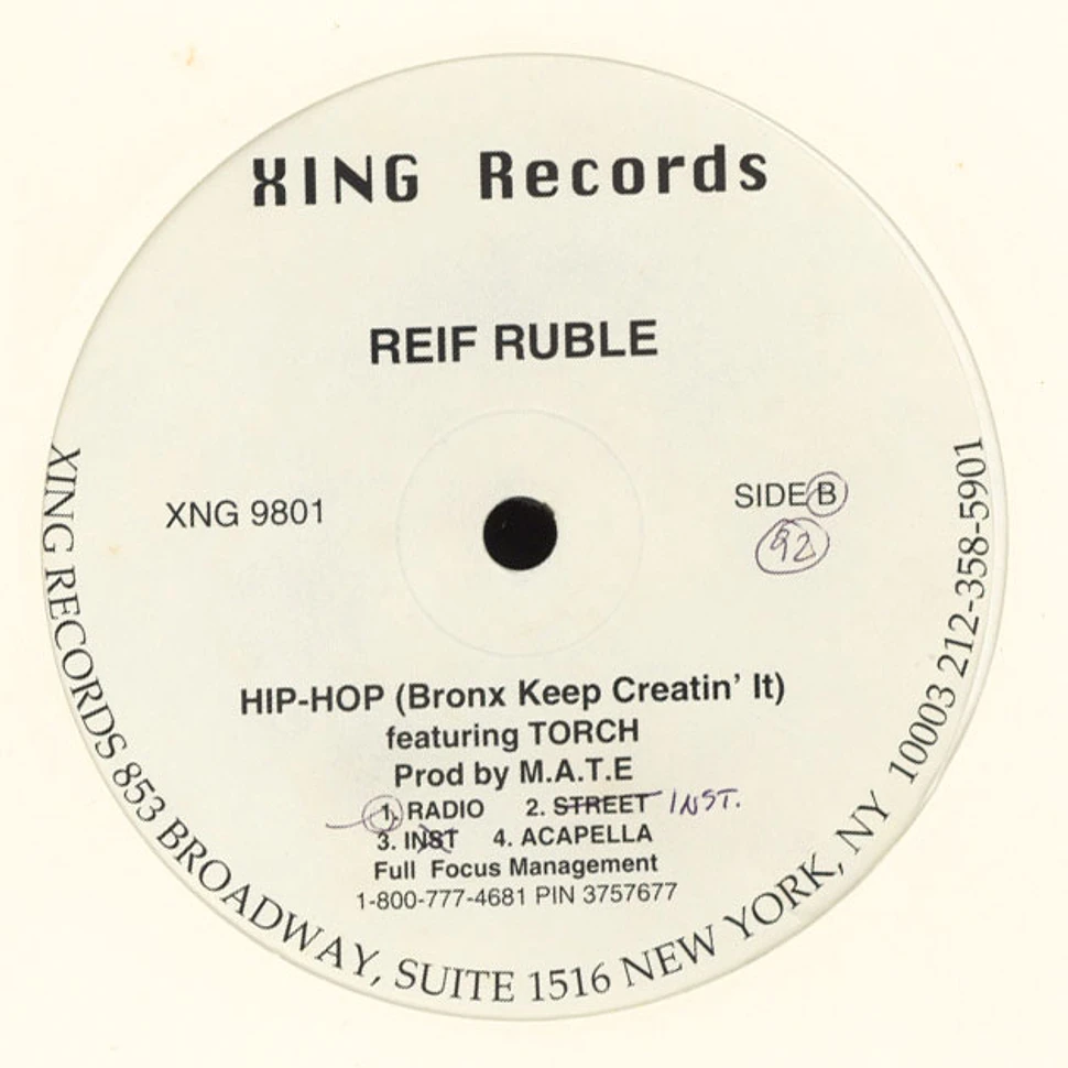 Reif Ruble - Rubles Quotes / Hip-Hop (Bronx Keep Creatin' It)