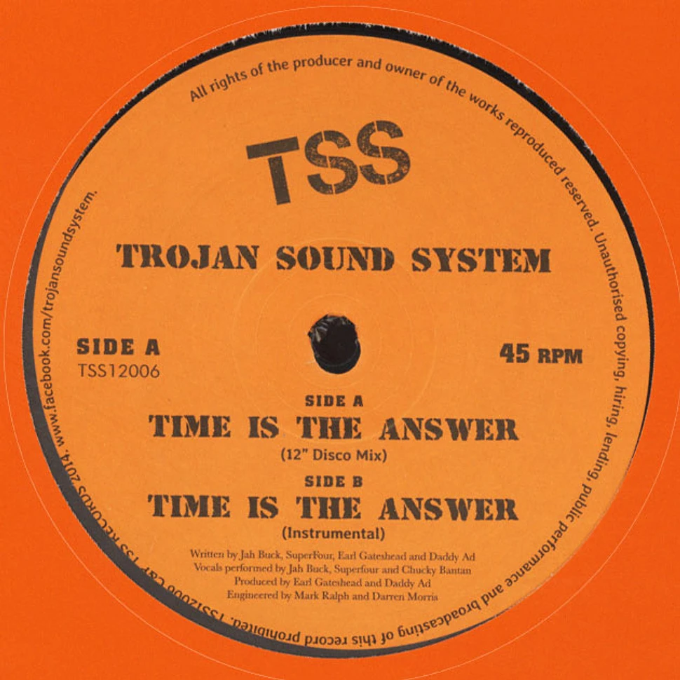 Trojan Sound System - Time Is The Answer