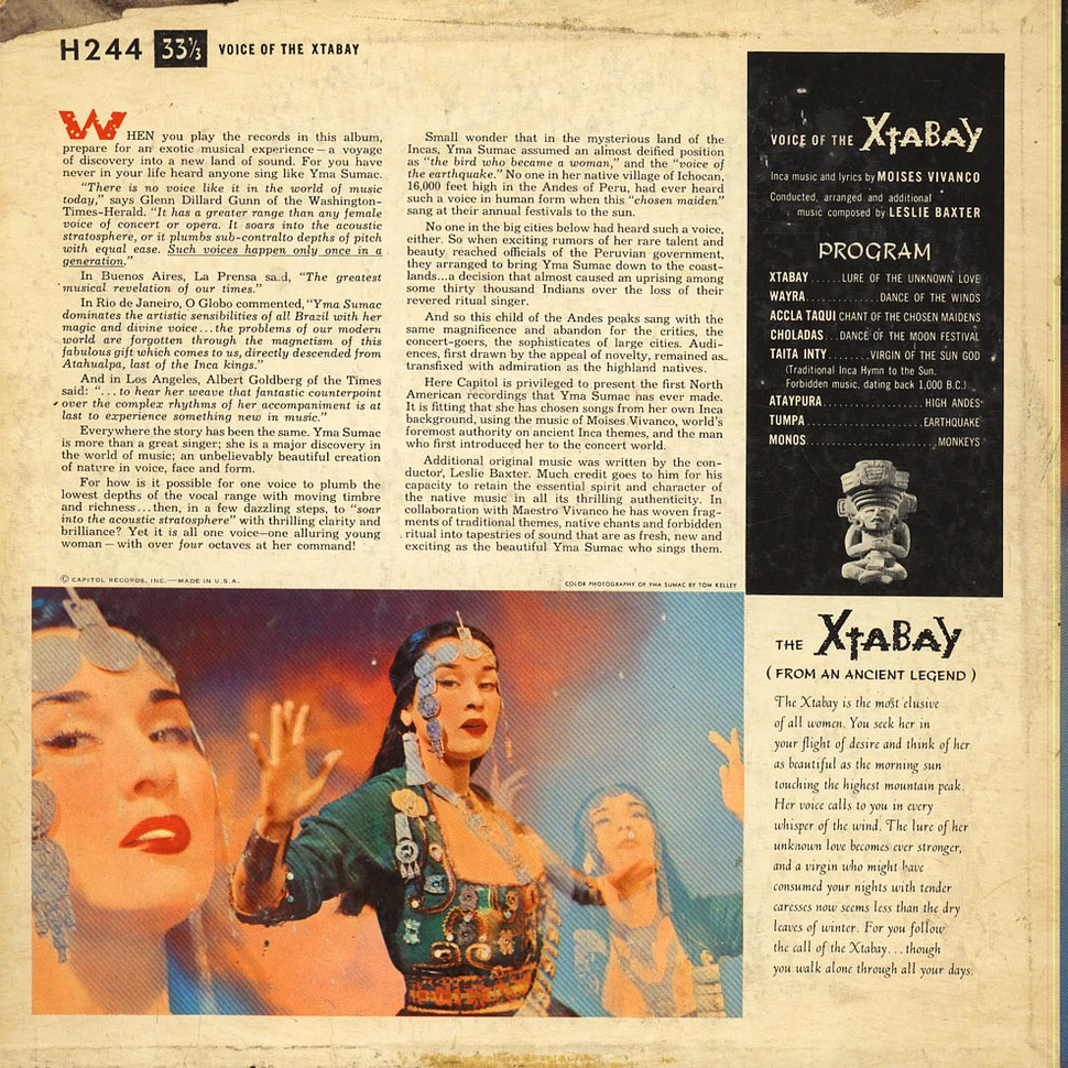 Yma Sumac - Voice Of The Xtabay