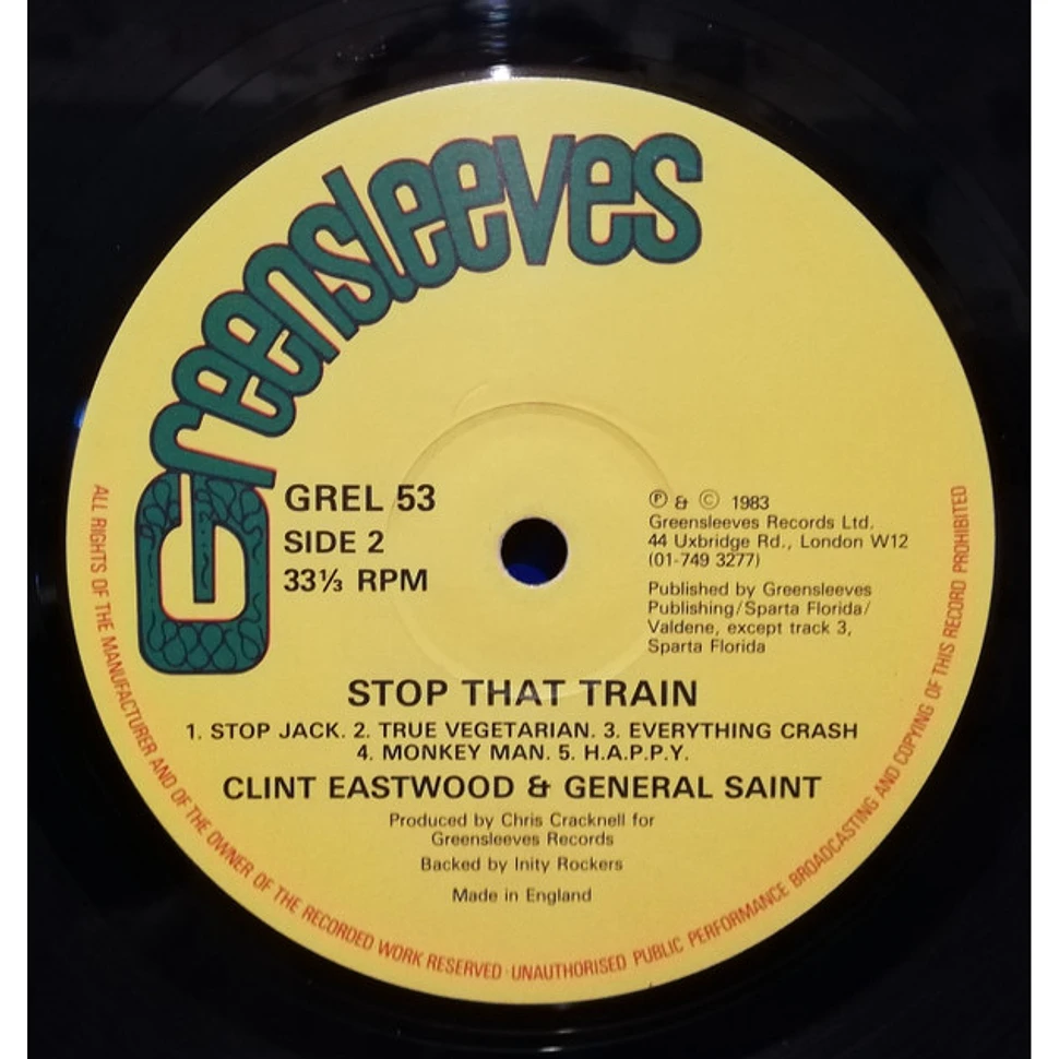 Clint Eastwood And General Saint - Stop That Train