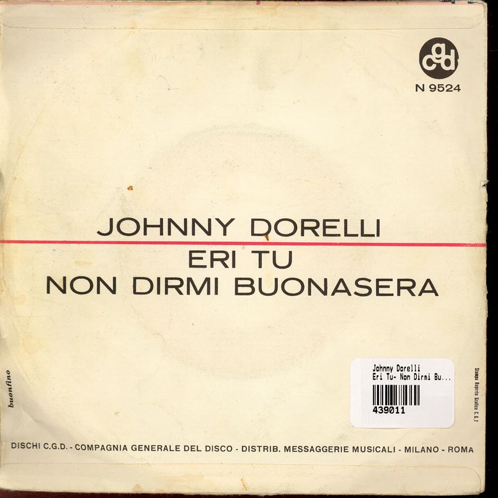 Johnny Dorelli - Eri Tu- Non Dirmi Buonasera
