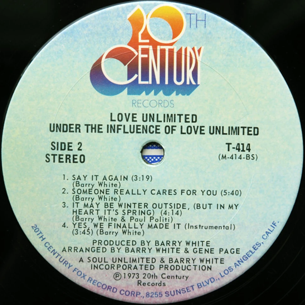 Love Unlimited - Under The Influence Of Love Unlimited