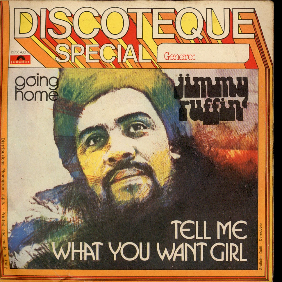 Jimmy Ruffin - Tell Me What You Want Girl