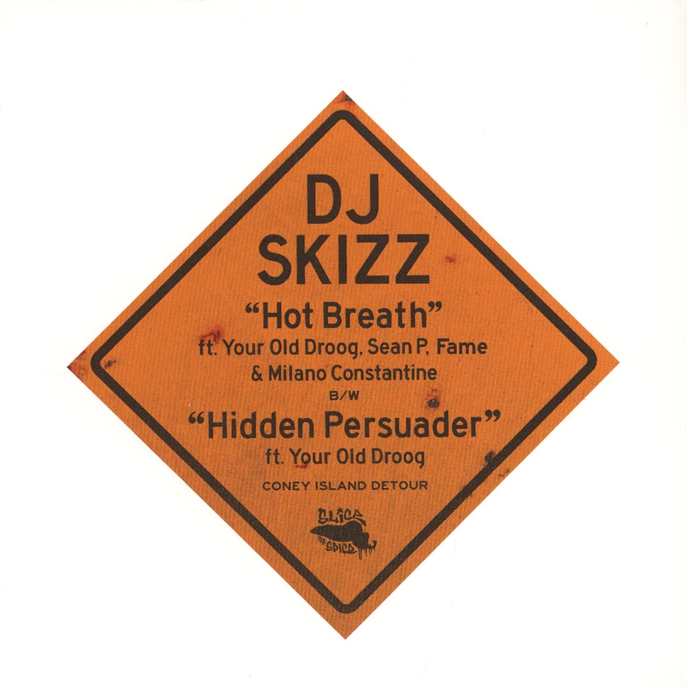 DJ Skizz - Coney Island Detour Feat. Your Old Droog Orange Vinyl Edition