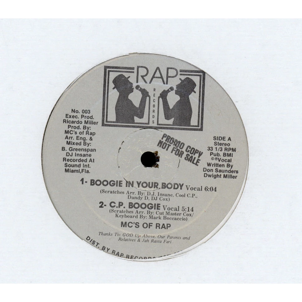 MC's Of Rap - Boogie In Your Body