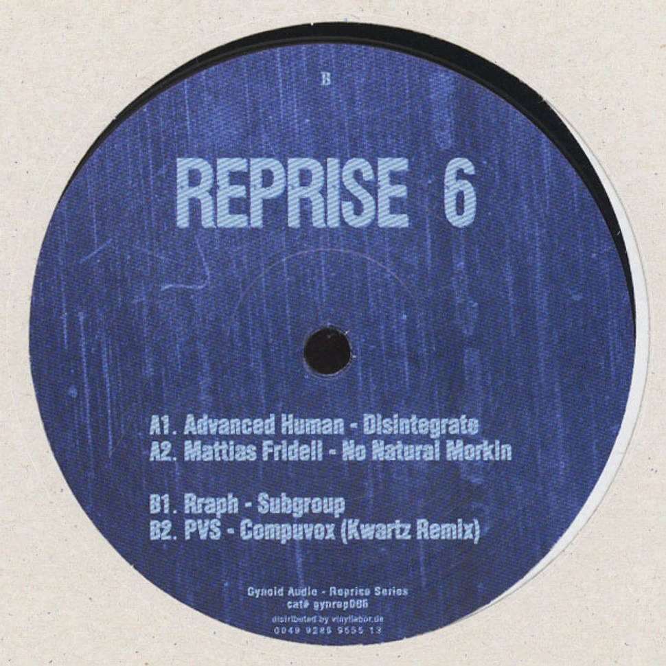 Advanced Human, Mattias Fridell, Rraph & Pvs - Reprise Series 006